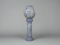 Moroccan Ceramic Vase from Fes, Handmade and Hand Painted