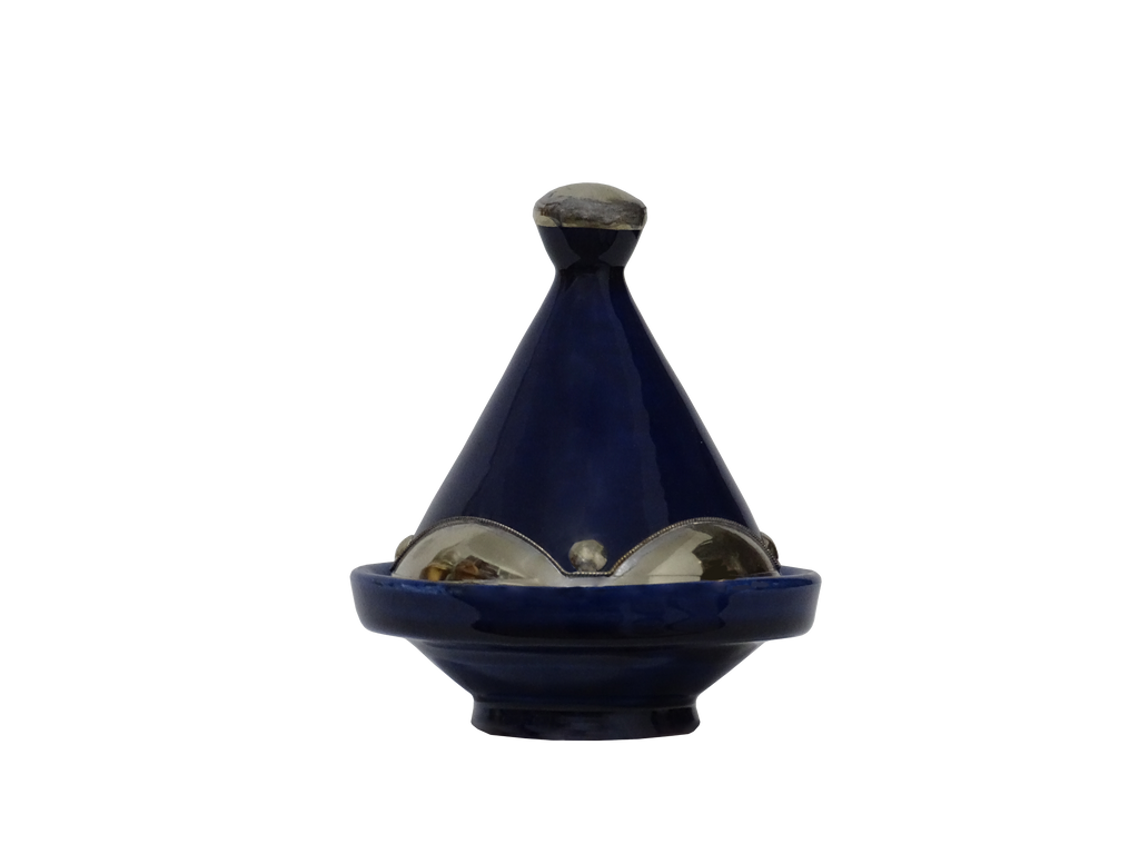 Handmade Moroccan Tajine Blue