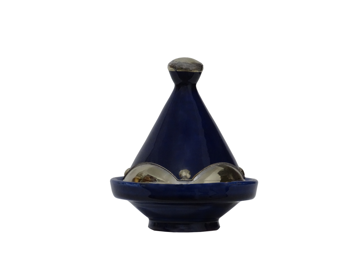 Handmade Moroccan Tajine Blue