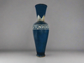Ceramic Blue Moroccan Entrance Vase