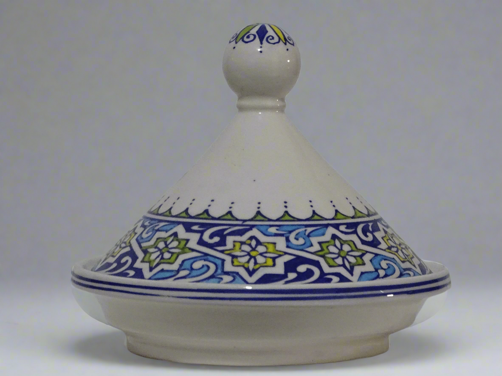 Moroccan Tagine, Hand-Painted