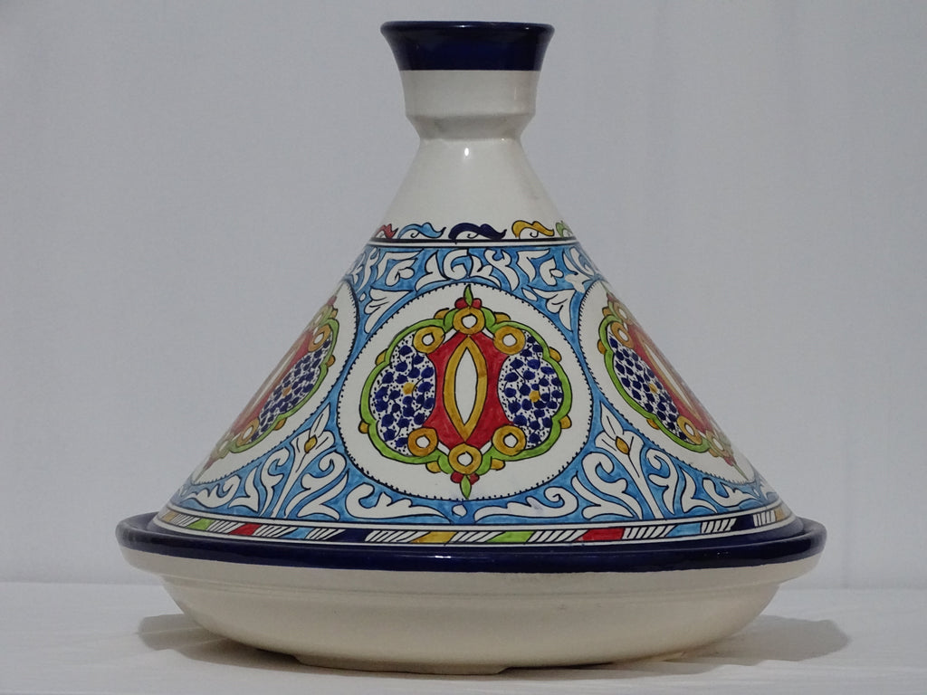 Hand-Painted Moroccan Tagine.