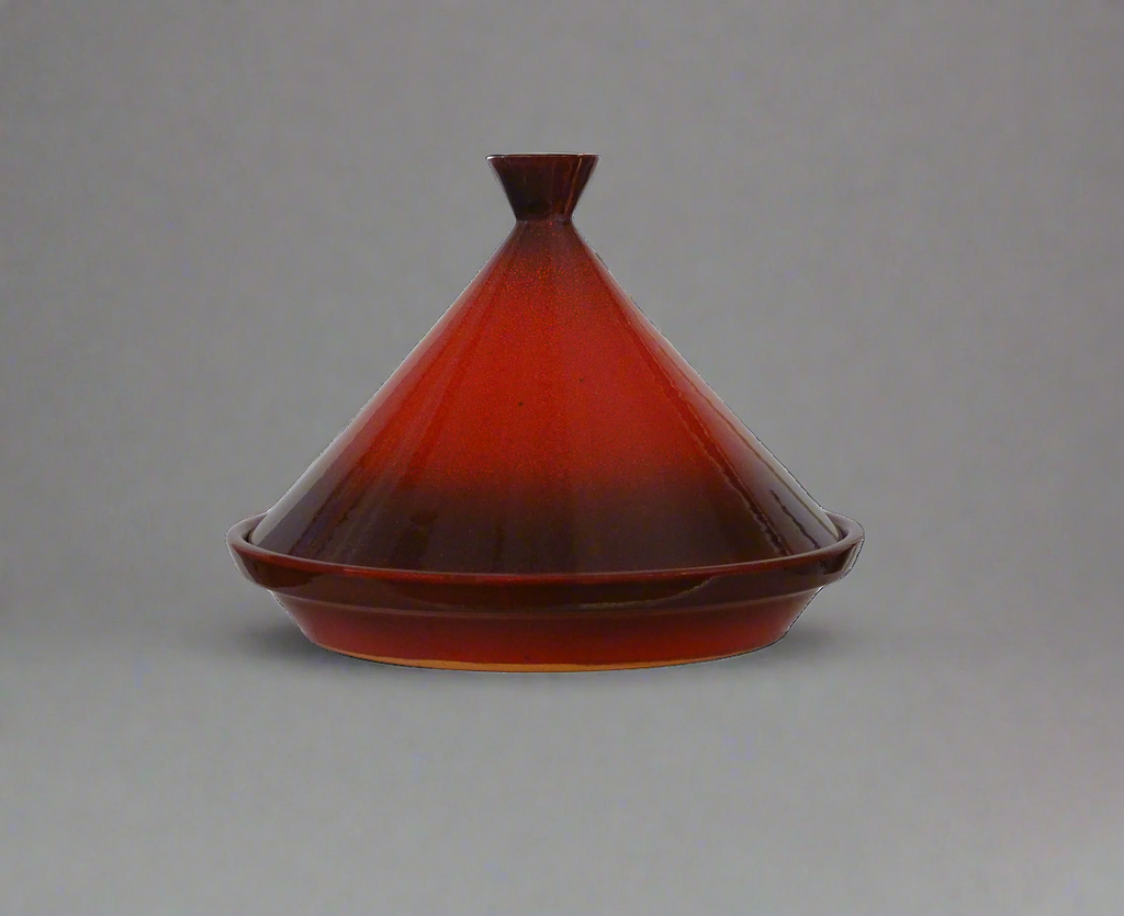 Moroccan Tagine Handmade High Quality Clay - Red, Perfect for Keeping Dishes Warm