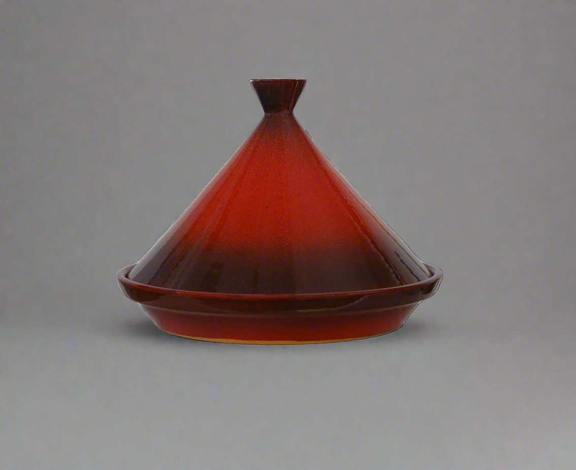 Moroccan Tagine Handmade High Quality Clay - Red, Perfect for Keeping Dishes Warm