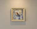 Handmade Colored Bird Frame