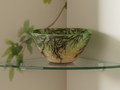 Glass Bowl with Nature-Themed Design