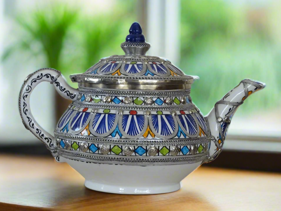 Handmade Moroccan Artistry Teapot
