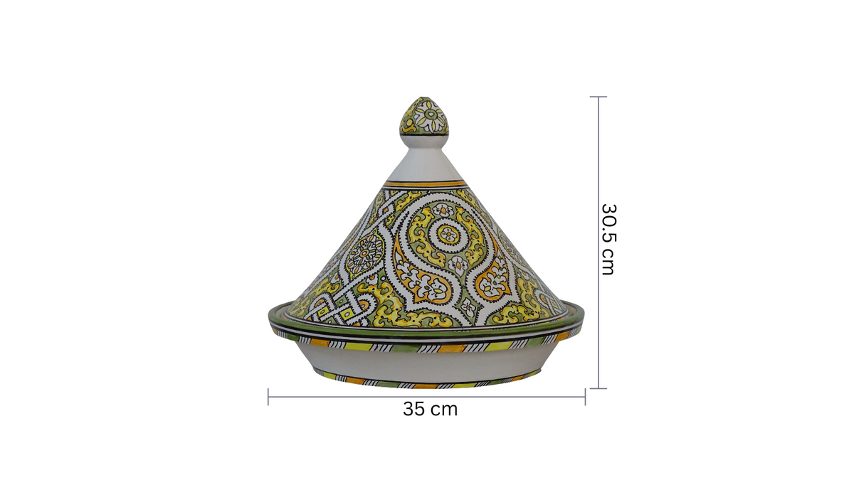 Handmade Moroccan Tagine-Pottery For Serving Meals-Handcrafted