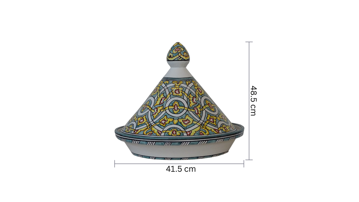 Handmade Moroccan Tagine-Pottery For Serving Meals-Handcrafted Moroccan